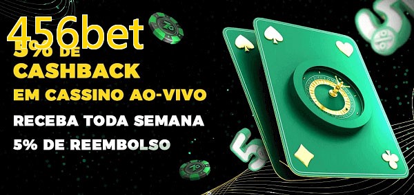 Promoções do cassino ao Vivo 456bet